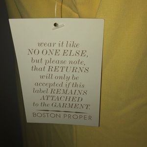 Boston Proper Dresses - New Boston Proper travel flutter yellow dress Boston Proper Dresses - New Boston Proper travel flutter yellow dress